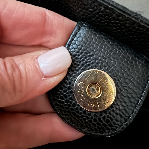 Chanel Black Quilted Caviar Timeless Classic Petit Shopping Tote - Picture 12 of 16
